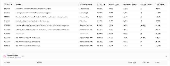 Analyzer usage report